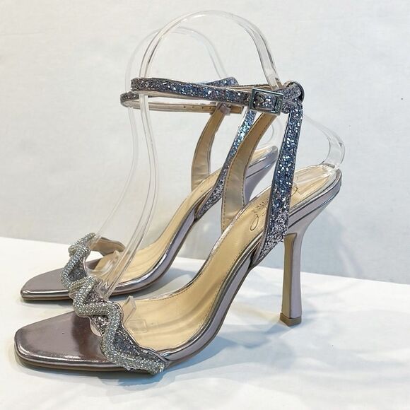 Jewel Badgley Mischka Shoes - Jewel Badgley Mischka Women’s Shoes Gemma Stiletto Heels Sz 6.5 Silver Evening